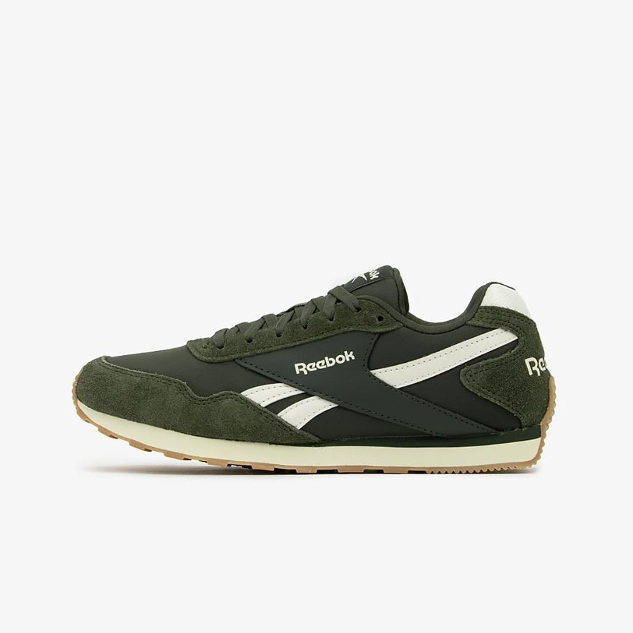 CLEARANCE!! Reebok Glide Low Mens Casual Shoes (D) (Grit Green/Chalk)