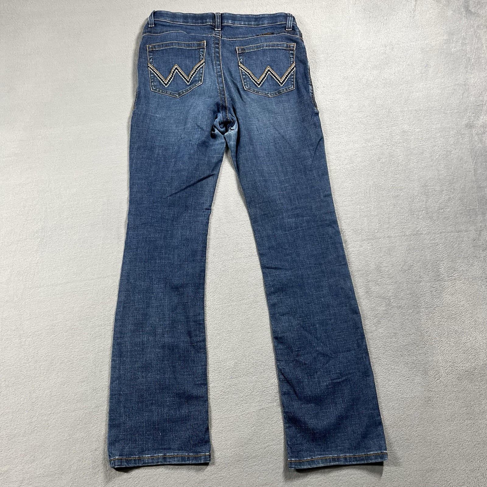Wrangler Jeans Womens 11 Blue Bootcut Willow Ultimate Riding Medium Wash Denim
