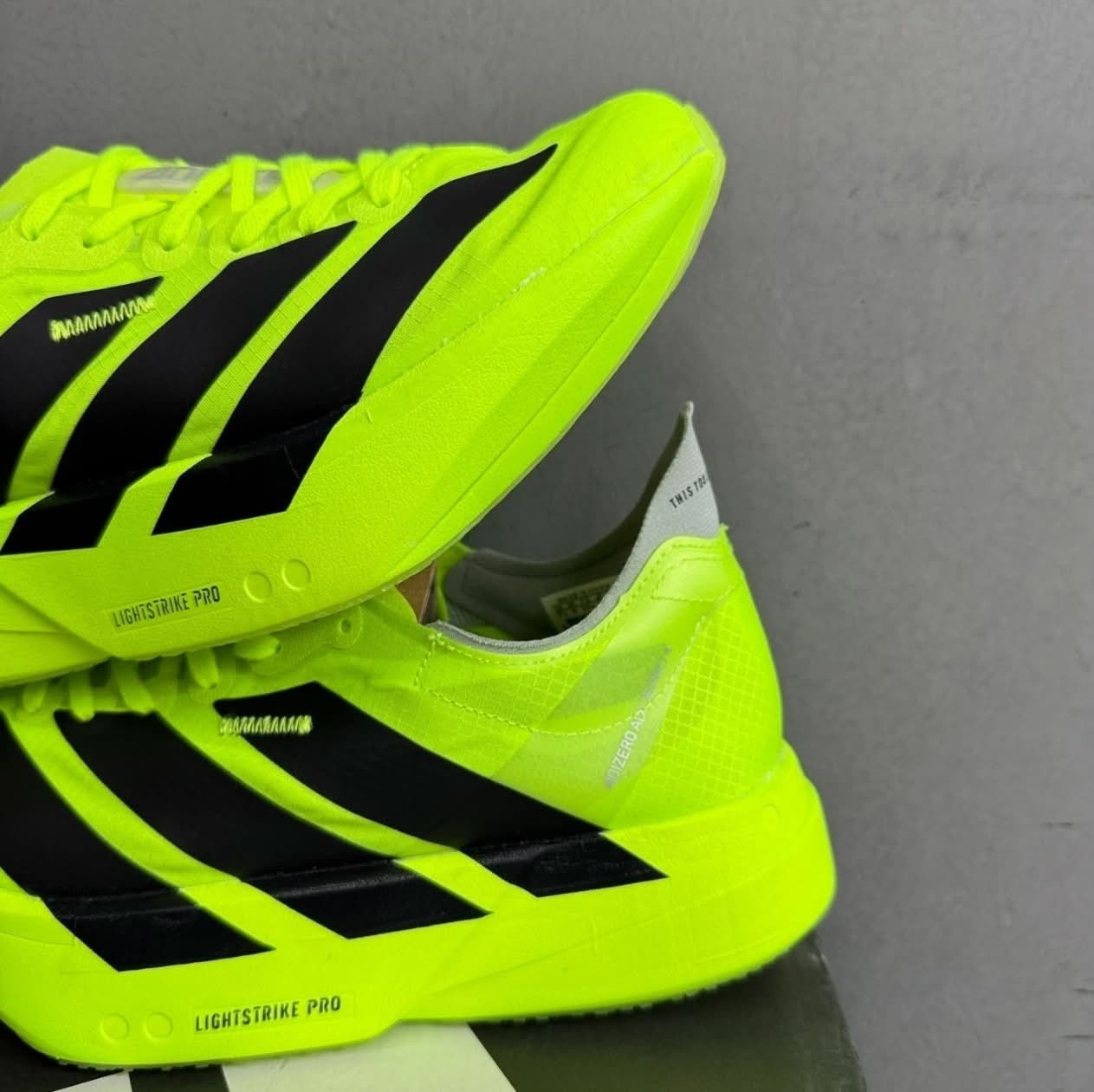 adidas Adizero Adios Pro 4 Men’s Green Running Shoes US size