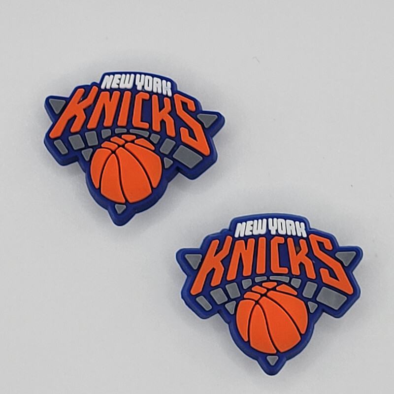 NBA New York Knicks Basketball Team For Crocs Shoe Charms – 2 Pieces