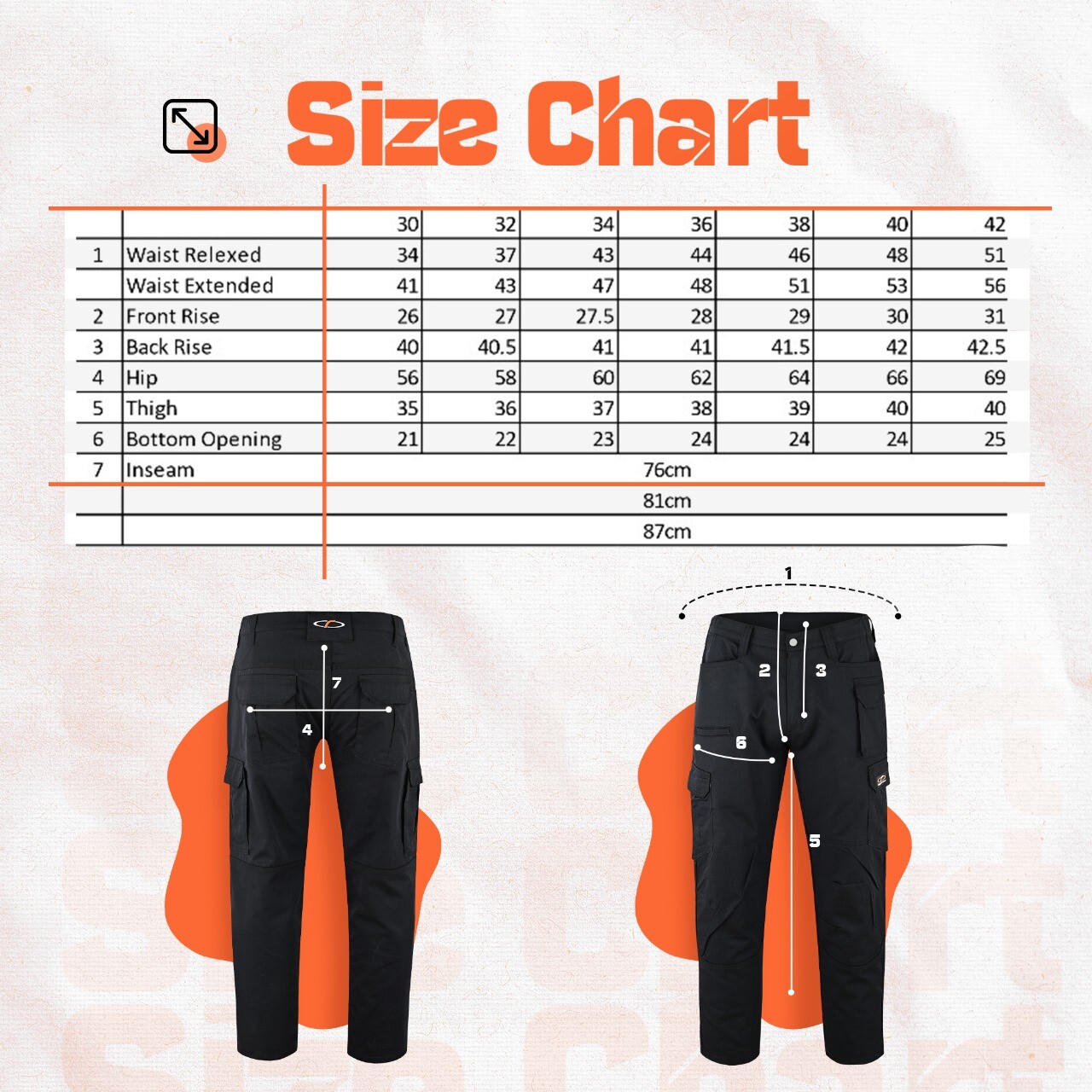 Mens Tactical Pants Boot Cut Relaxed Fit Cargo Lightweight Hiking Work Pants