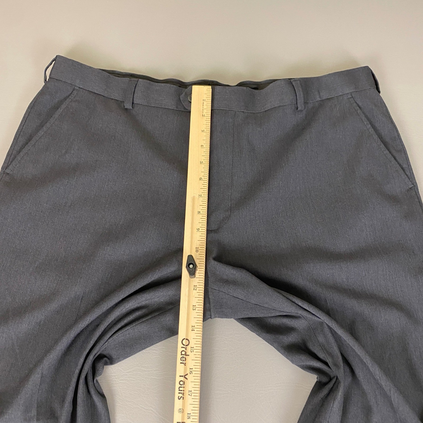 George Dress Pants Men’s 42×30 Graphite Gray Repreve Polyester Rayon Blend