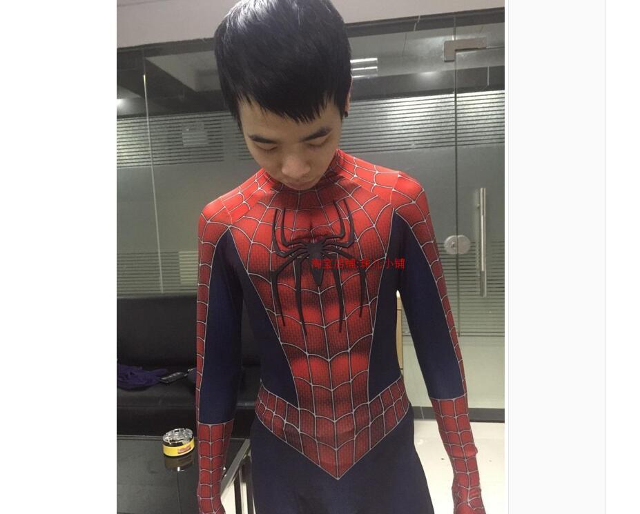 Spider-Man Jumpsuit Cosplay 3D Costume Bodysuit Spiderman Zentai Suit Halloween