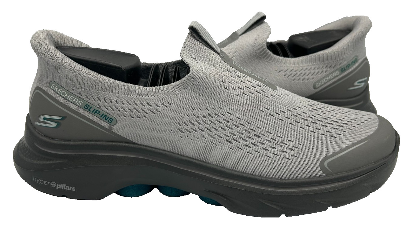 Skechers Men’s Slip-Ins Go Walk 7 Hyper Pillars Walking Shoes Gry Size:8 171D