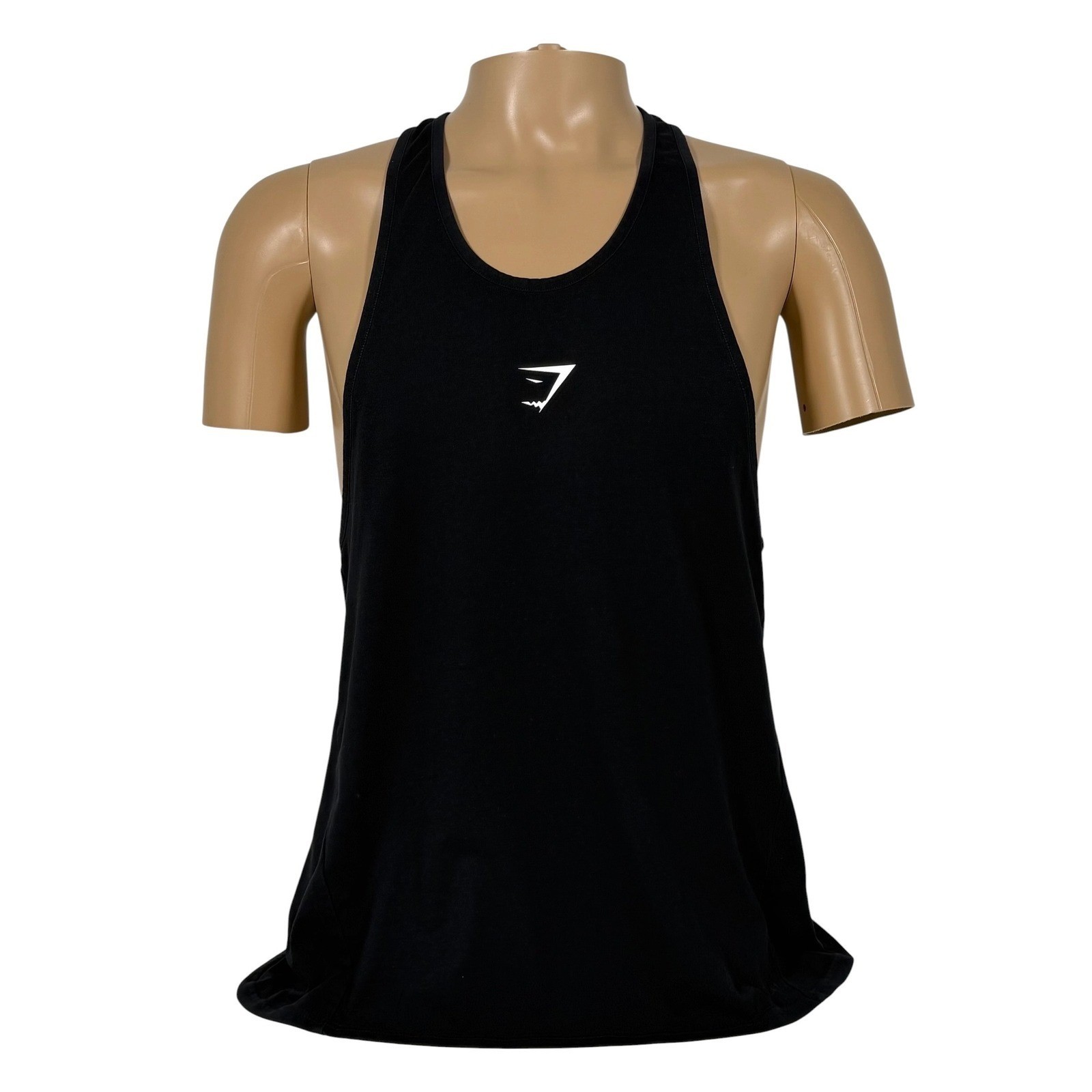 Gymshark Men’s Black Racerback Stringer Tank Sleeveless Top Size Medium