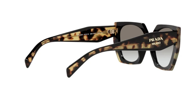 PRADA PR 15WS 3890A7 Black Grey Gradient 54 mm Women’s Sunglasses