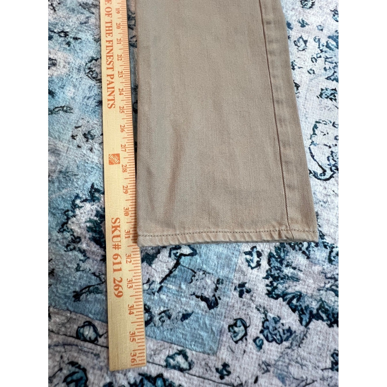 Indigo People Men Olive Straight-Leg Pants 32Wx32L