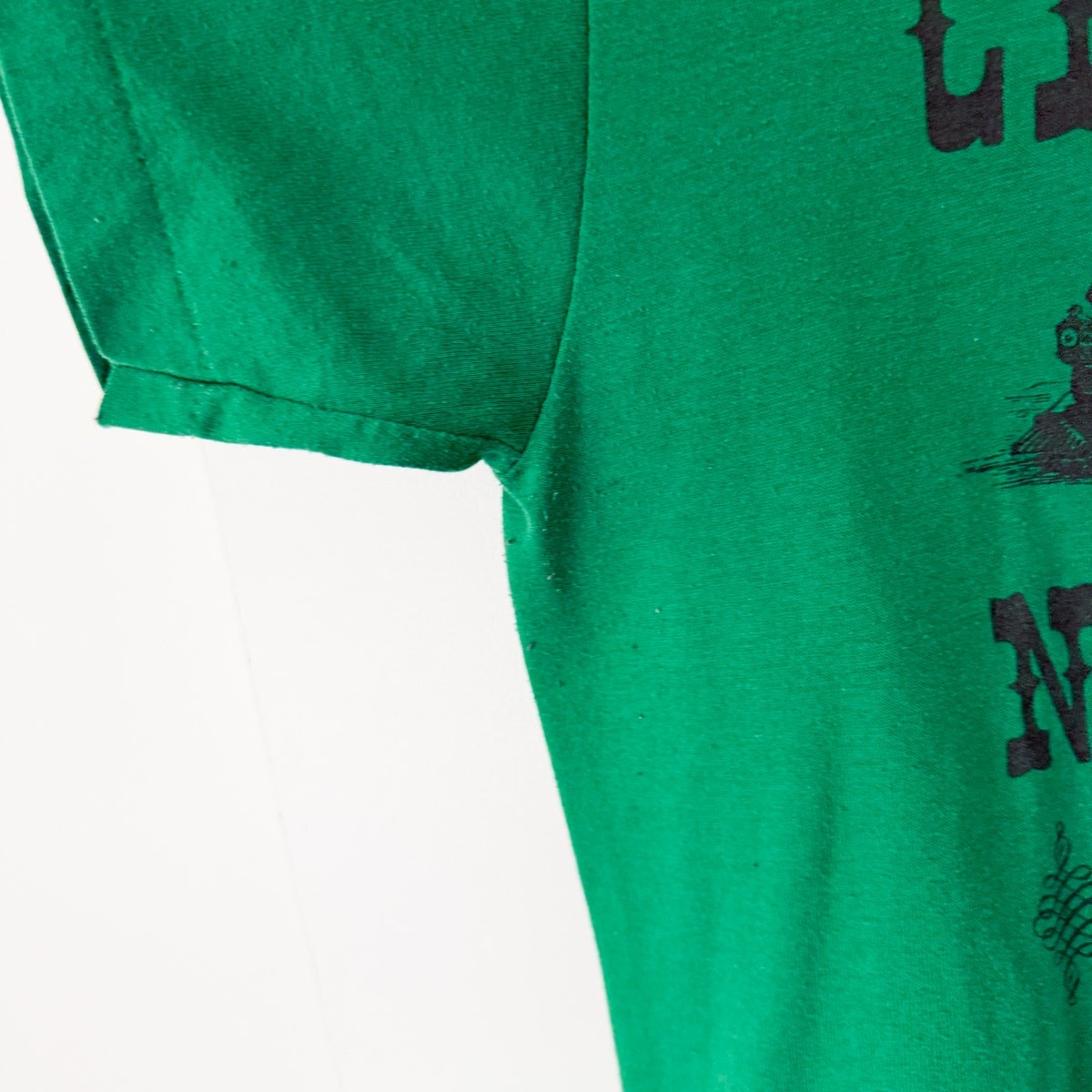 Vintage 84 Russell Athletic Newburg MO Centennial T Shirt Green Train Size M USA