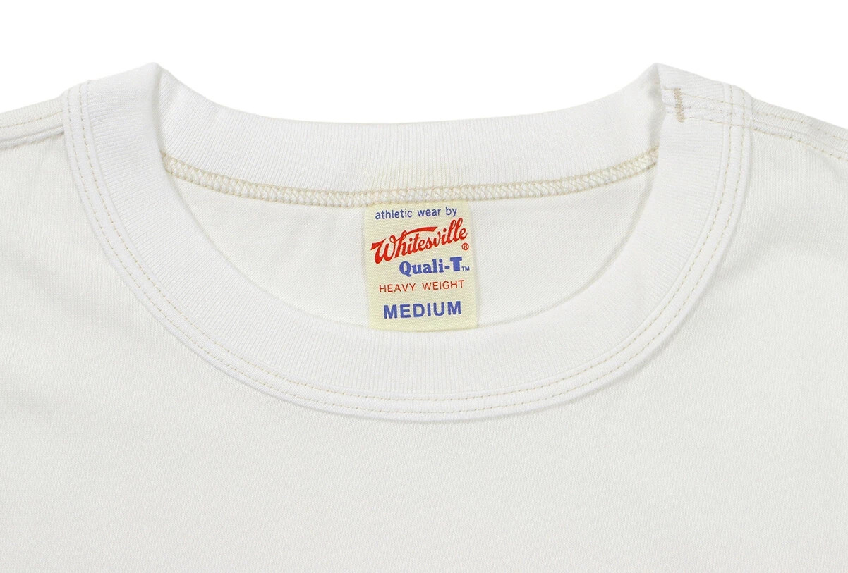WHITESVILLE 2-PACK T-SHIRT – White, Black, Navy, Gray [ WV73544 ] Made in Japan