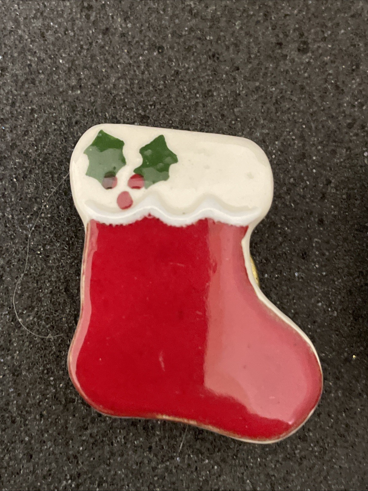 8 Button Covers Christmas Halloween Themed Metal Hinged Back Holidays VTG 1980s