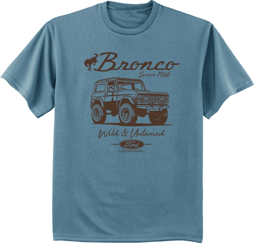 Ford Bronco T-shirt Mens Graphic Tees Bronco Gifts Accessories Clothing Apparel