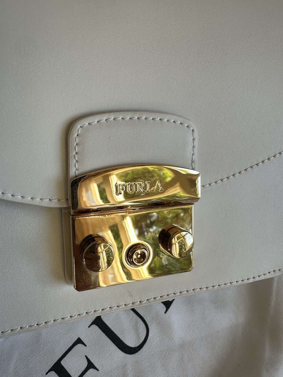 Furla Metropolis Crossbody Leather Bag With 3 Interchangeable Covers
