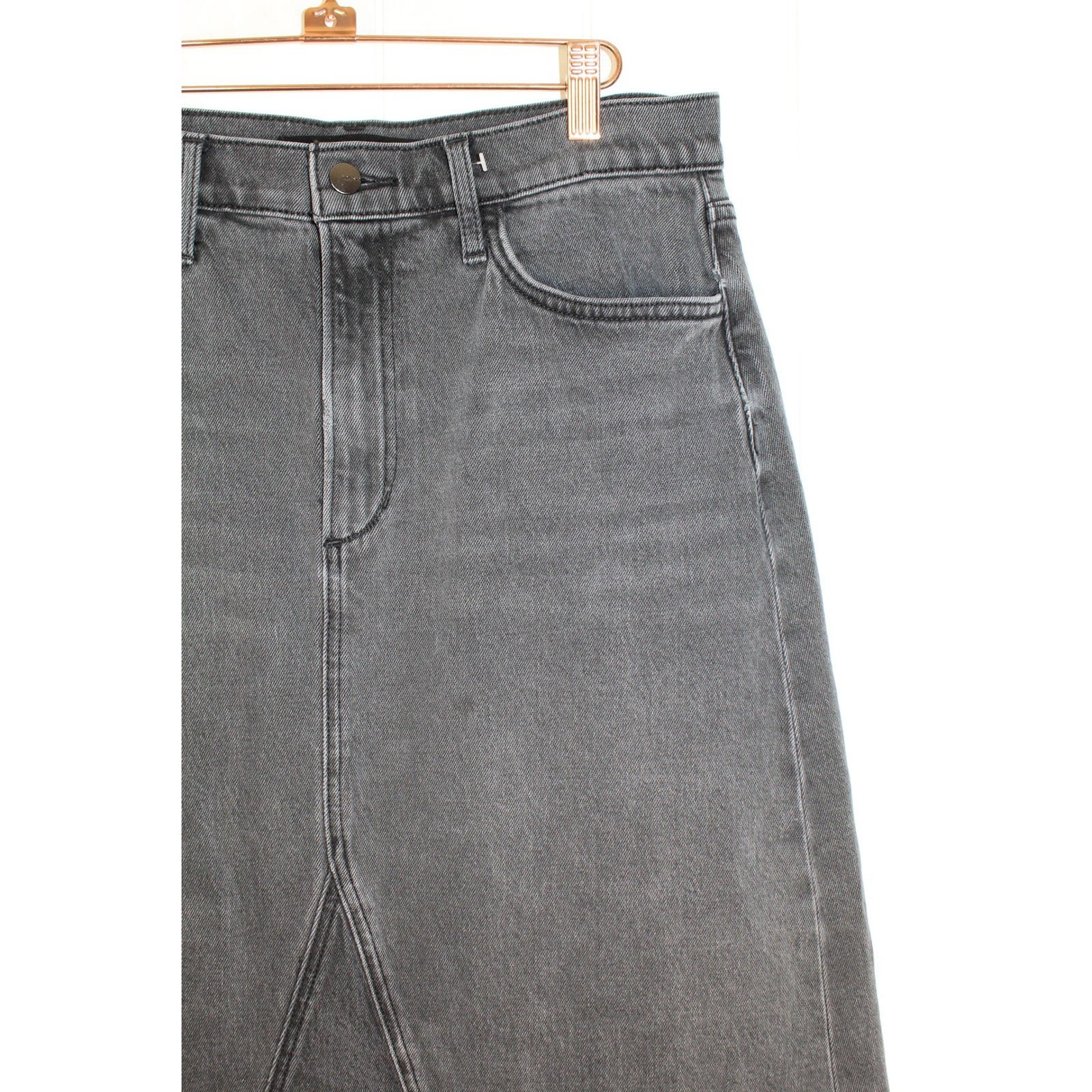 Joe’s Jeans The Tulie Skirt With Grace Denim Midi Vintage Stretch Size 30