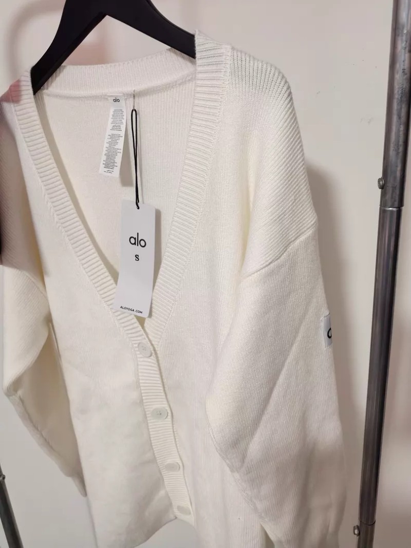 AIo Yoga Scholar Cardigan Sweater Knit Dropped Shoulder Oversized Women’s Coats