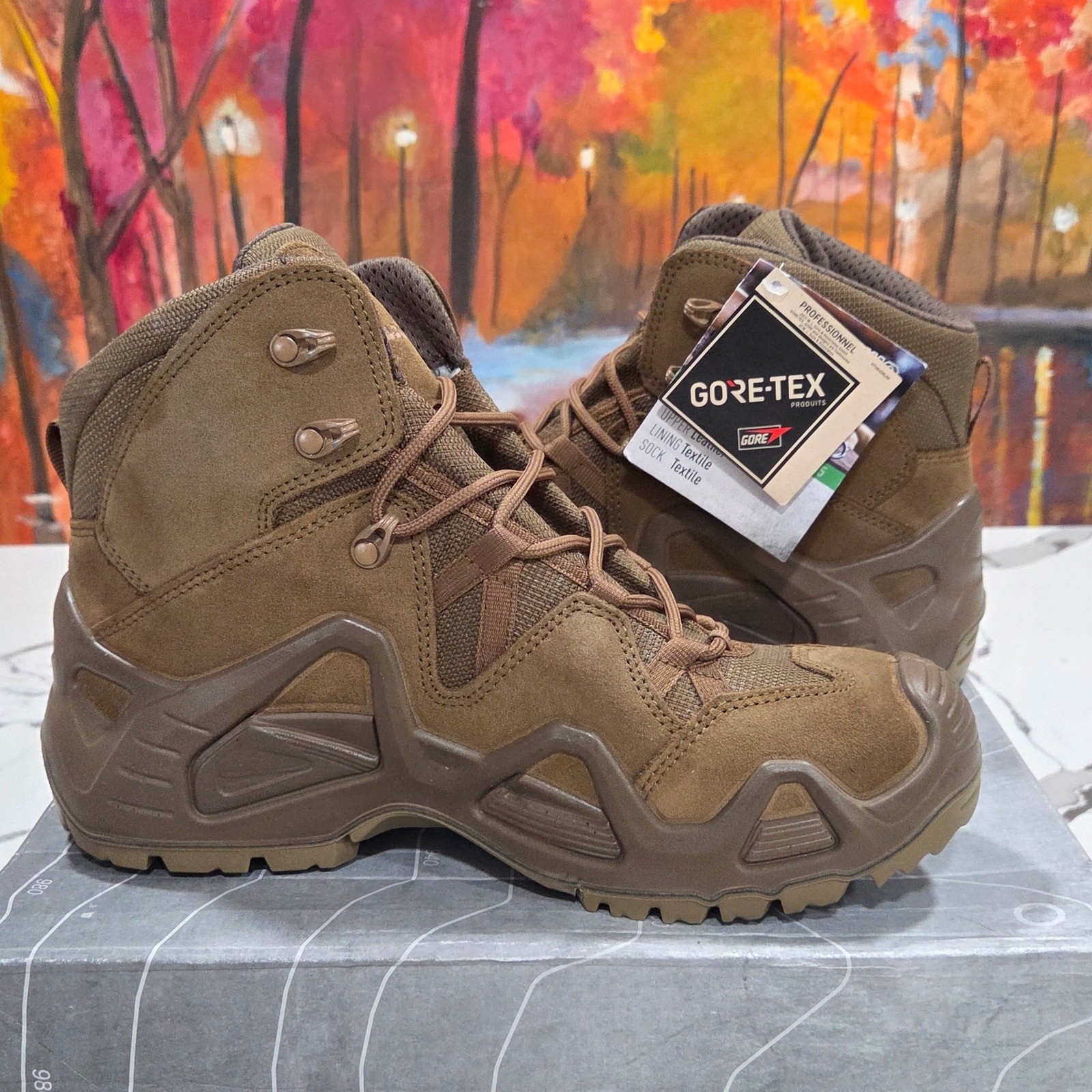 Lowa Zephyr GTX Mid TF Coyote Size 8.5 Men’s Trail Hiking Shoes