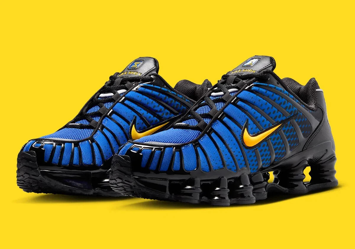Nike Shox TL Black Lyon Blue Varsity Maize IB7670-001 Men’s Sizes NEW