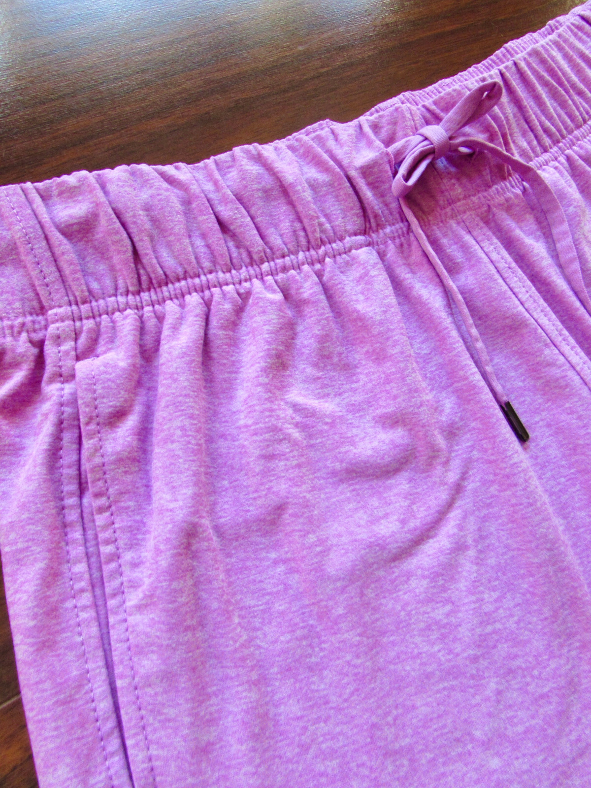 ATHELTIC WORKS ~ Size M ~ Candy Pink! Drawstring Wide Leg Shorts w/Pockets! a20