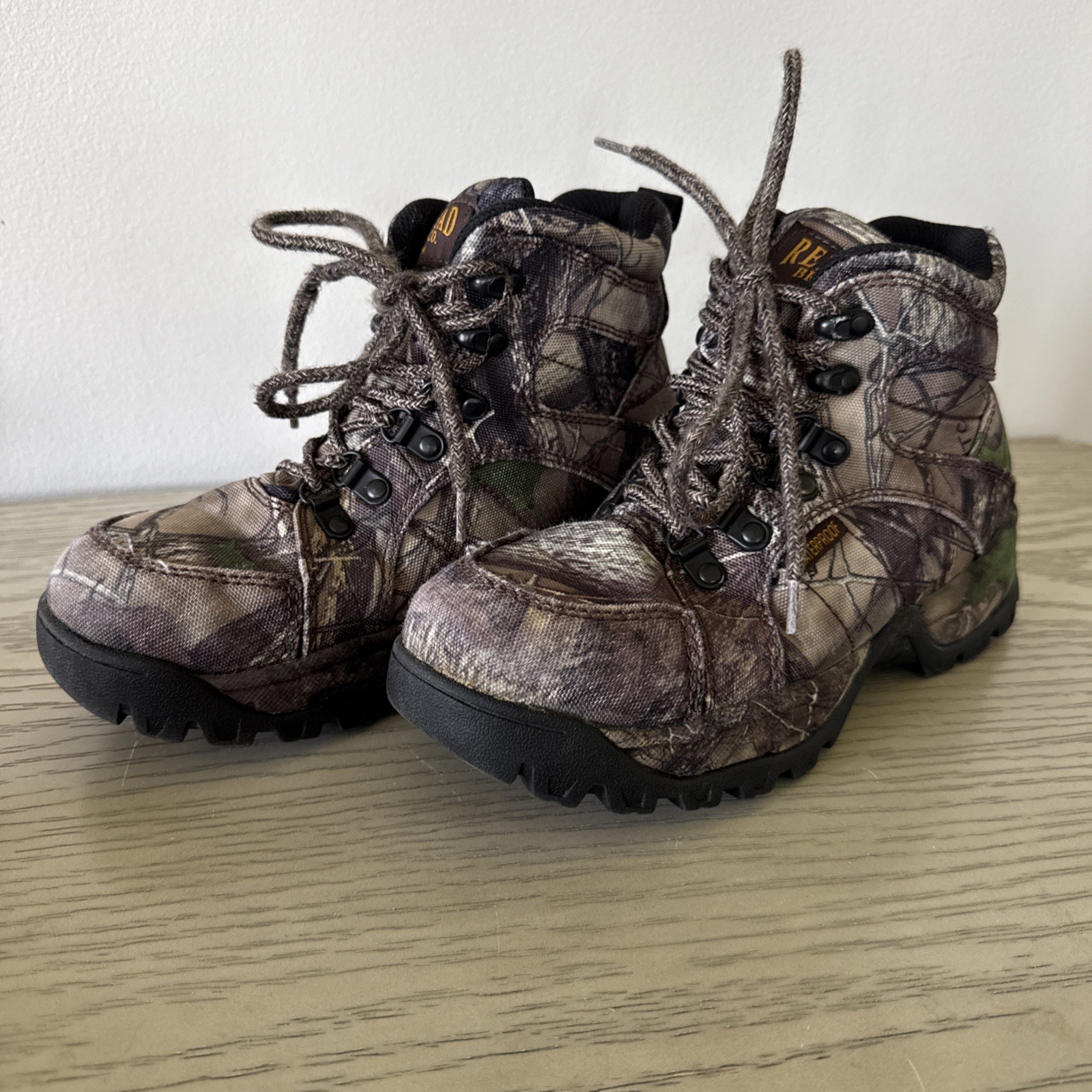 Red Head Brand Camo Cougar II 2 Hunting Boots Kids Size 5 Waterproof Youth