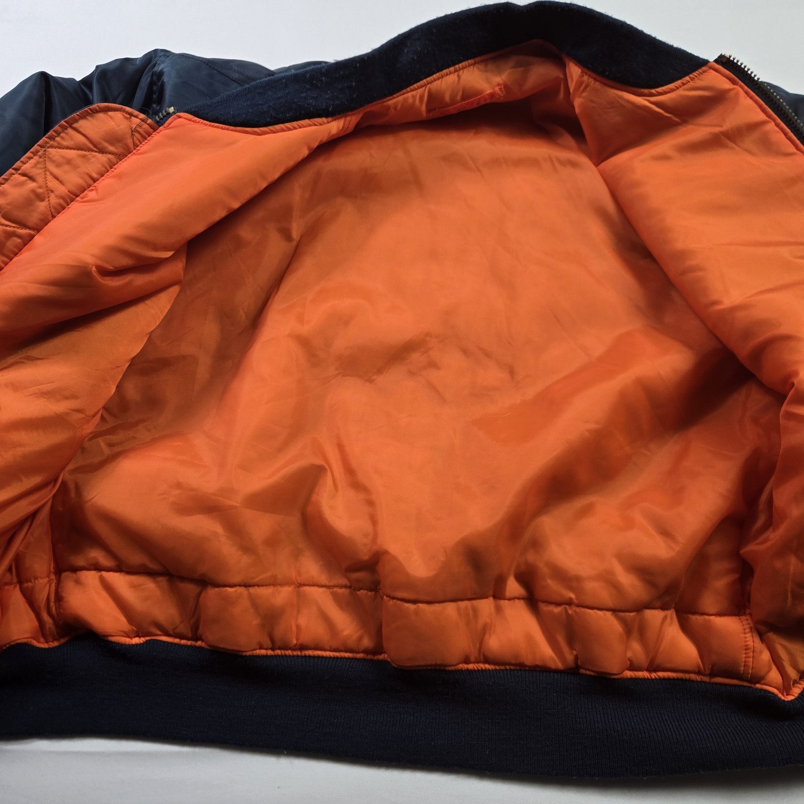 US Armed FORCES Jacket, Flyers Man Intermediate, MA-1 Blue L 8415-00-818-9132