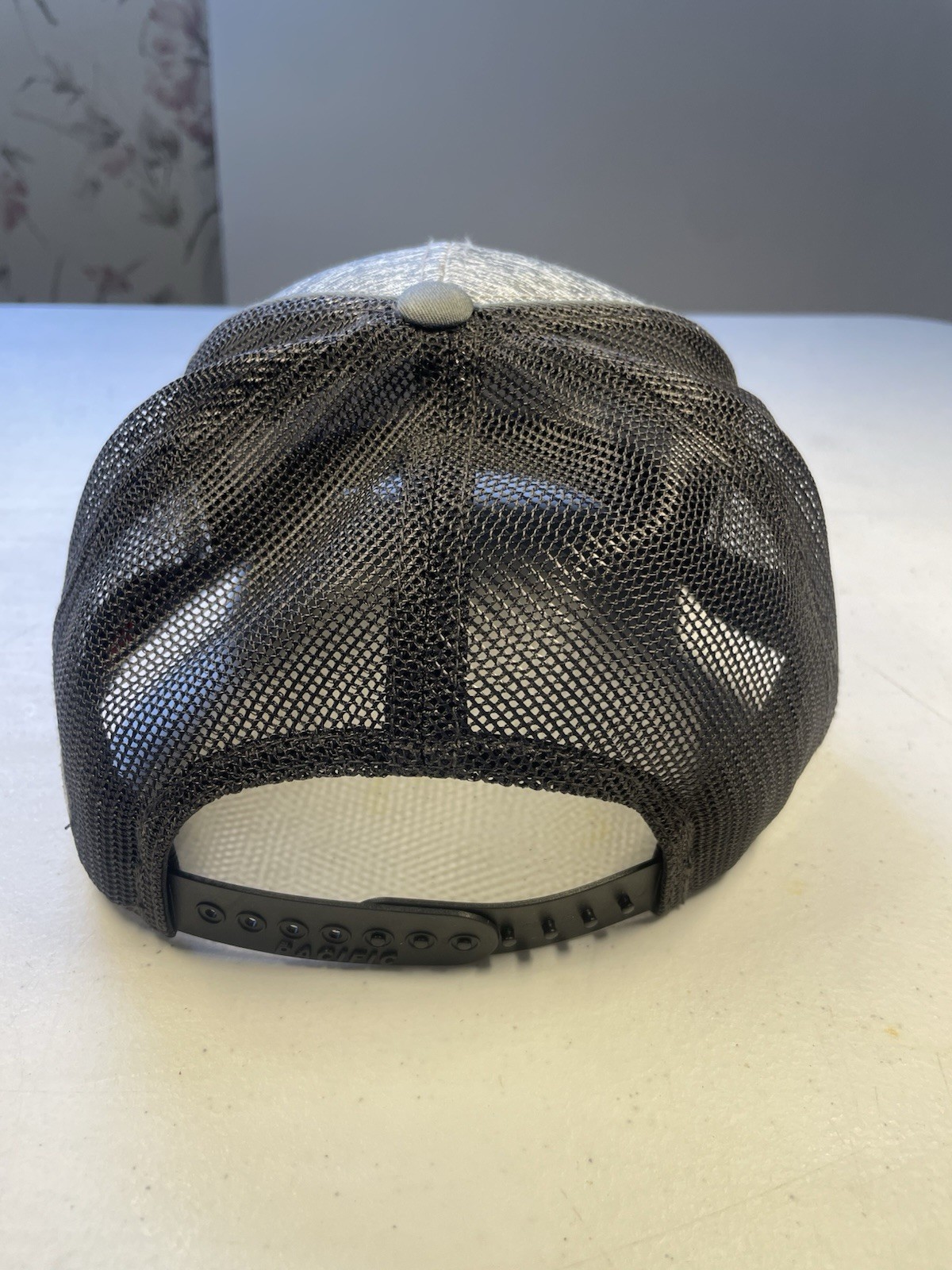 Pacific Headwear NADGT Logo Gray/Black Trucker Hat Adjustable Mesh Back