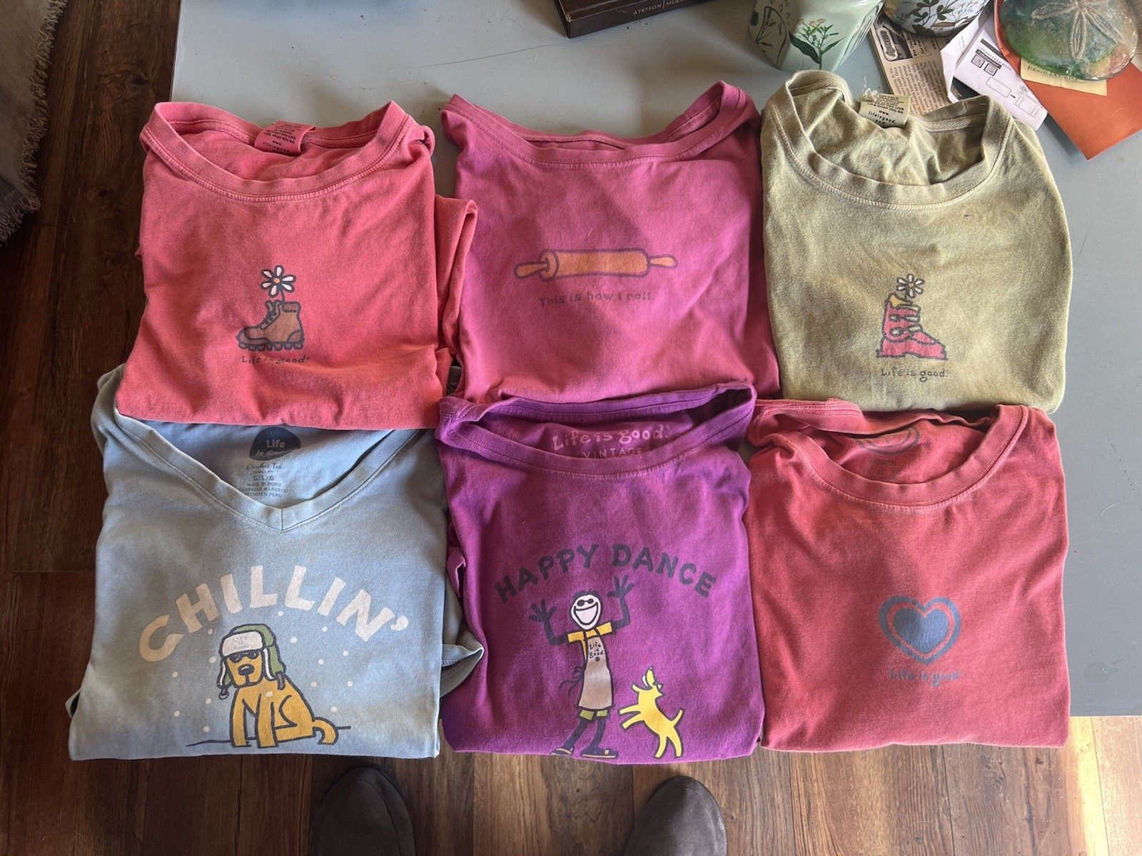 Life Is Good Women’s Shirts Lot Of 6