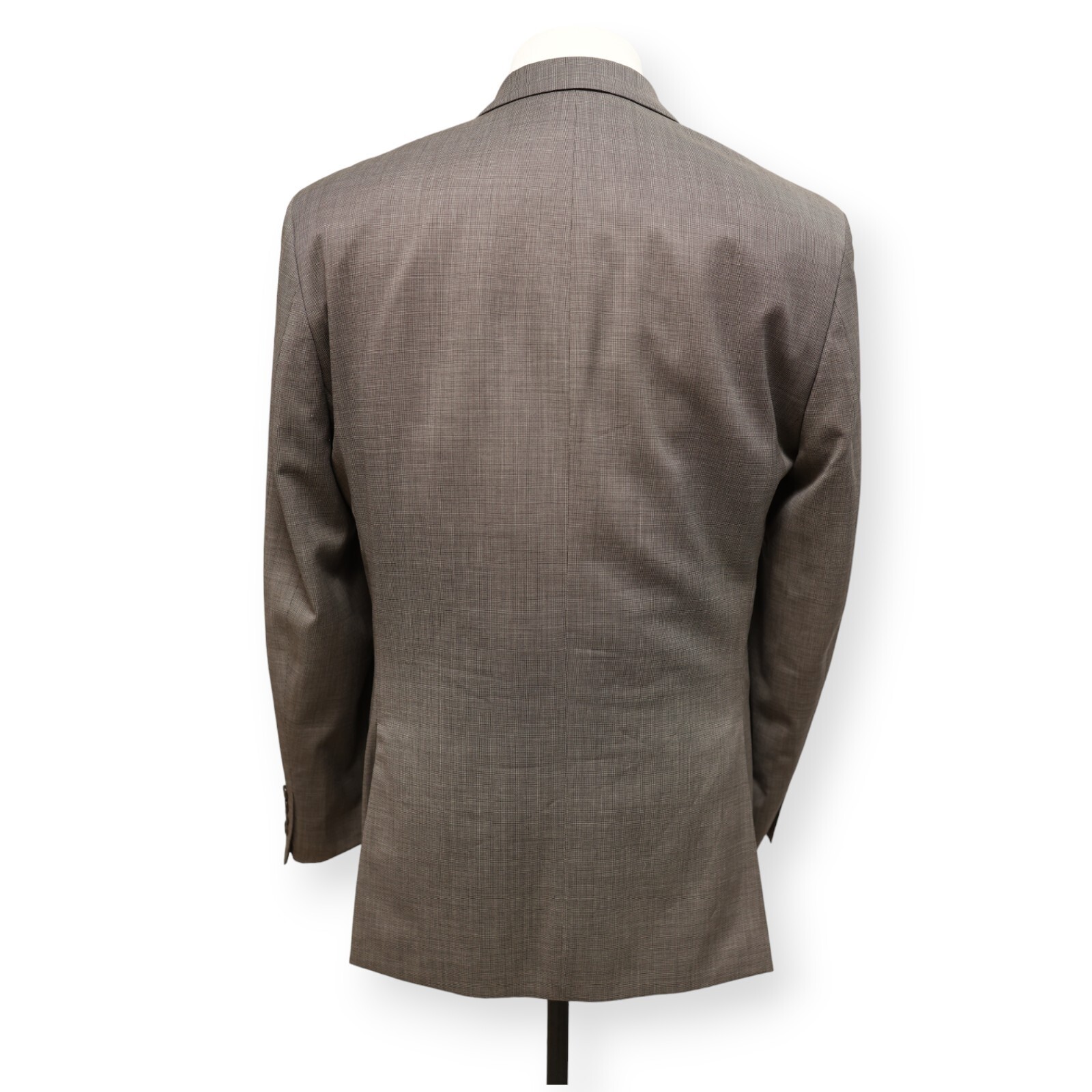 CALVIN KLEIN mens brown nailhead 100% WOOL sport coat suit jacket blazer 42 R