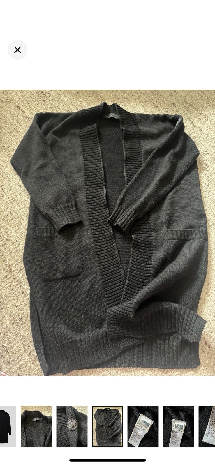 Canada Goose Black Label Cortina Cardigan Merino Wool