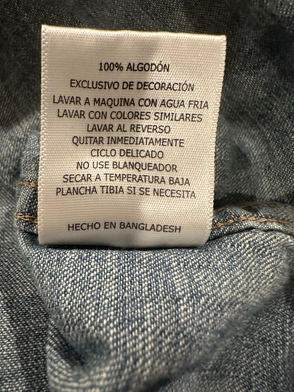 Levi’s 3LYLW2262 Men’s Large Denim Western Shirt Pearl Snap 100% Cotton