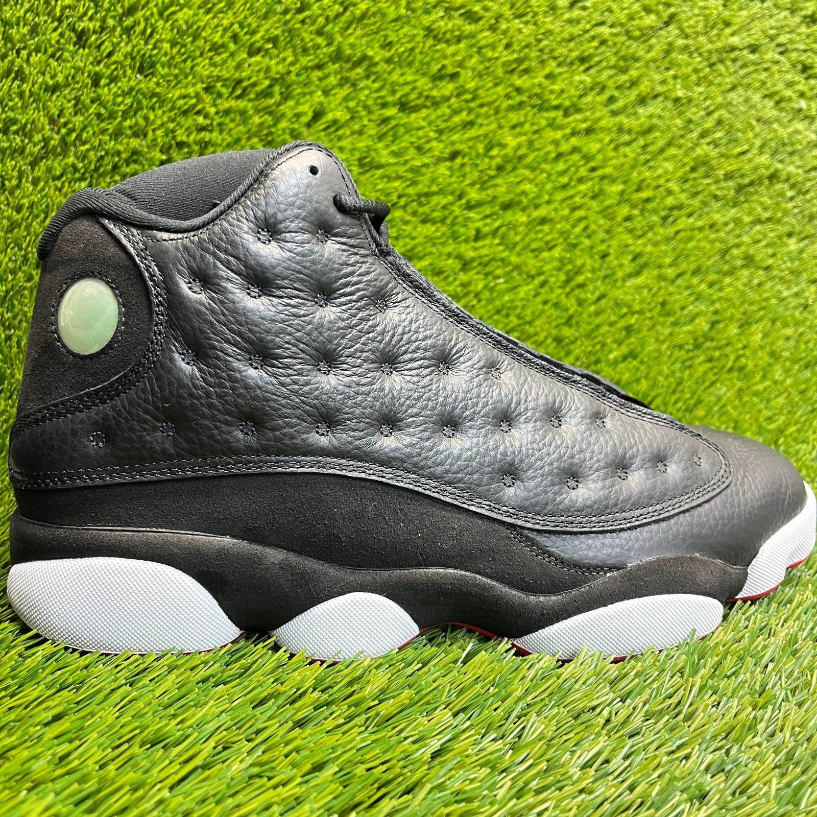 Nike Air Jordan 13 Retro Mens Size 12 Black Athletic Basketball Shoes Sneakers