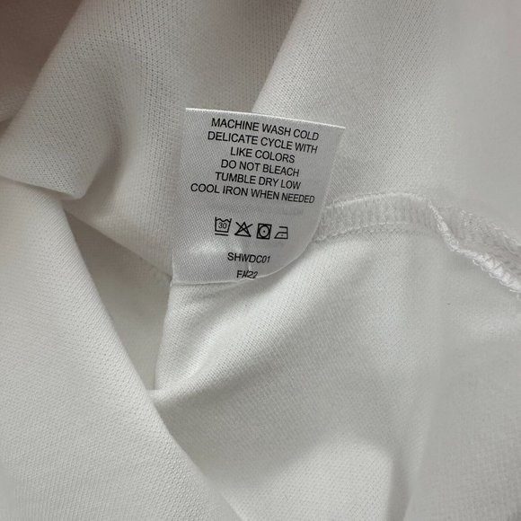 Quince Men’s Organic Cotton Stretch Luxe Pique Polo Shirt White sz M NWT No Logo