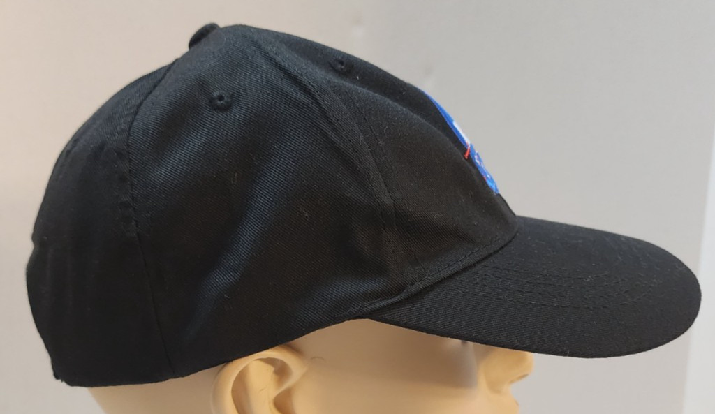 NASA N A S A Logo Adjustable Black Hat Baseball Cap Outer Space Astronaut New