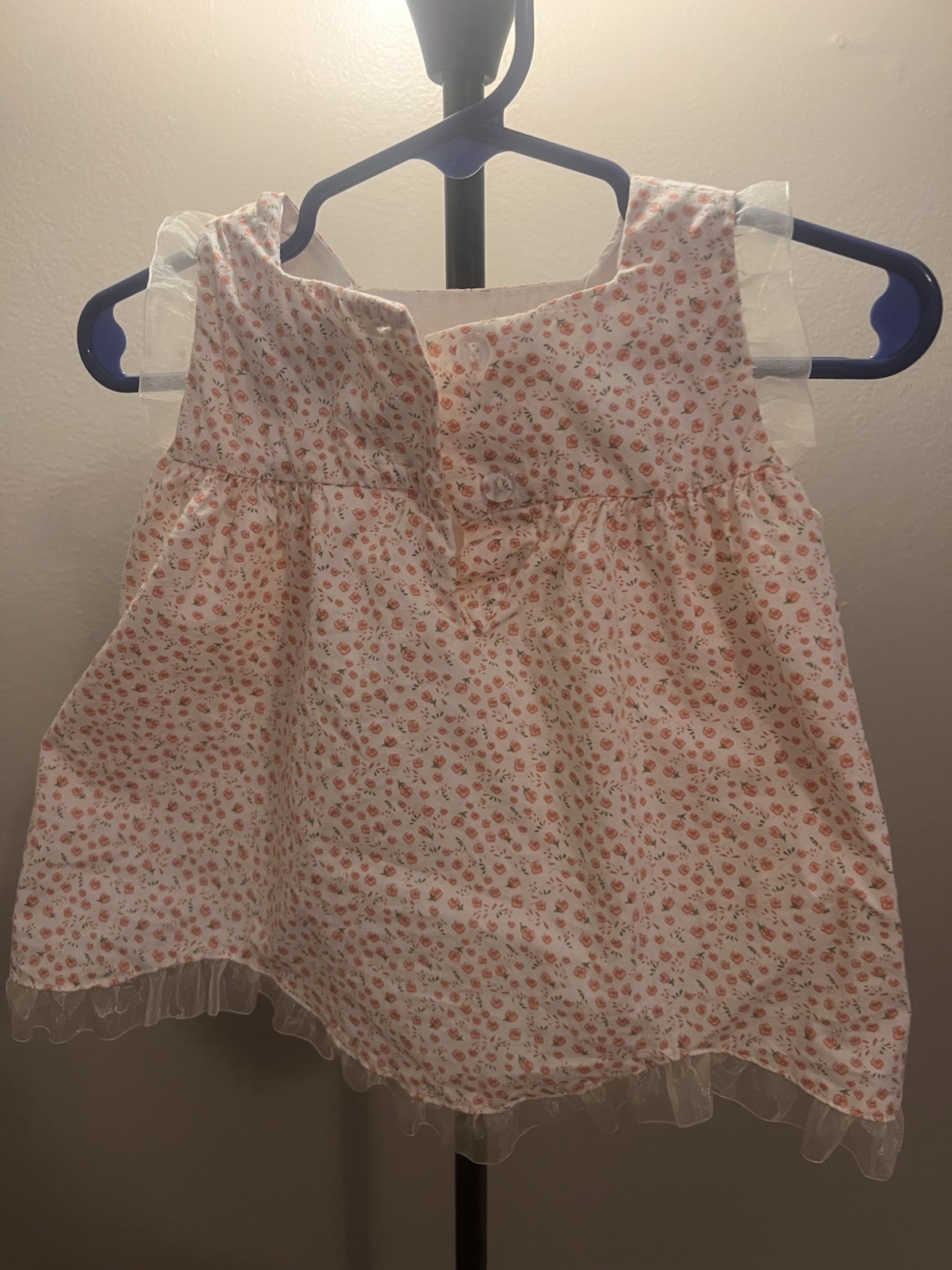 3 Vintage Baby Girl Dresses Bryan Rare Editions 6-9M 12M Lace Smocked USA