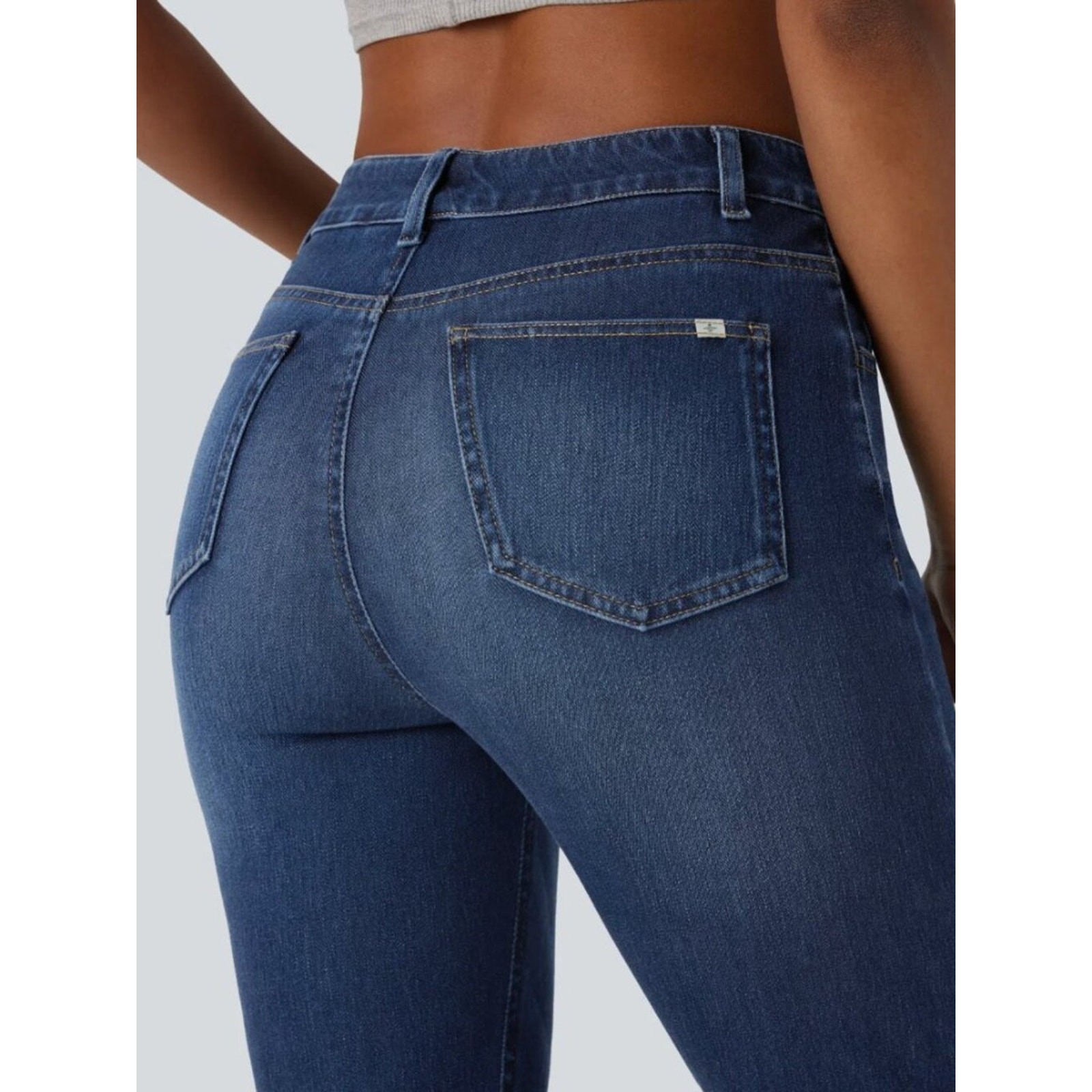 Halara NWOT Flex™ High Waisted Pockets Washed Casual Bootcut Jeans – SP