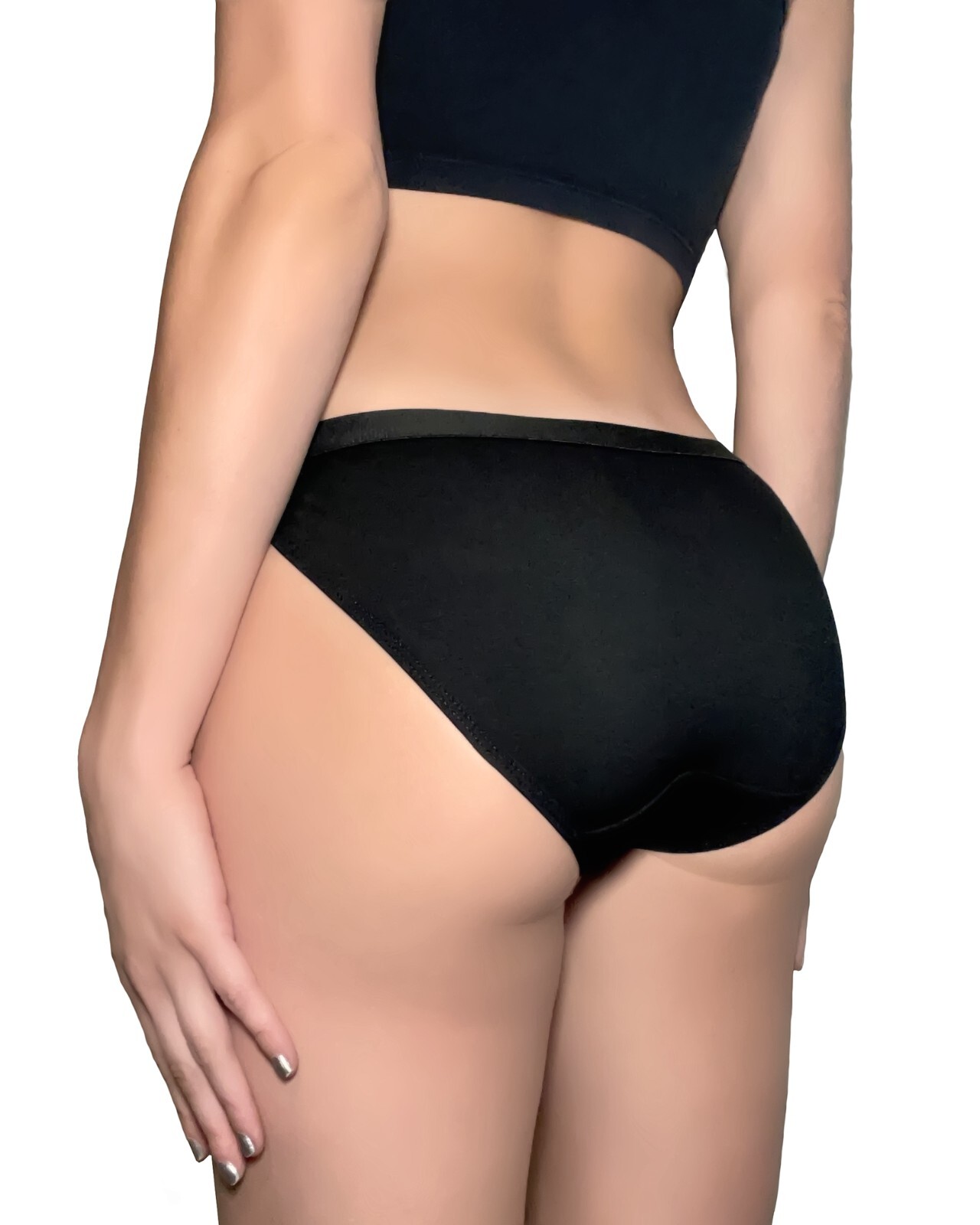 Nabtos Women Basic Cotton Bikini String Underwear Solid Cheeky Panties Lot 6