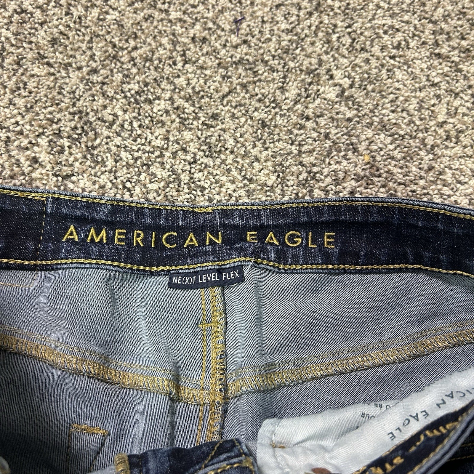 American Eagle Jeans Men Blue Next Level flex Original Straight Size 31×32