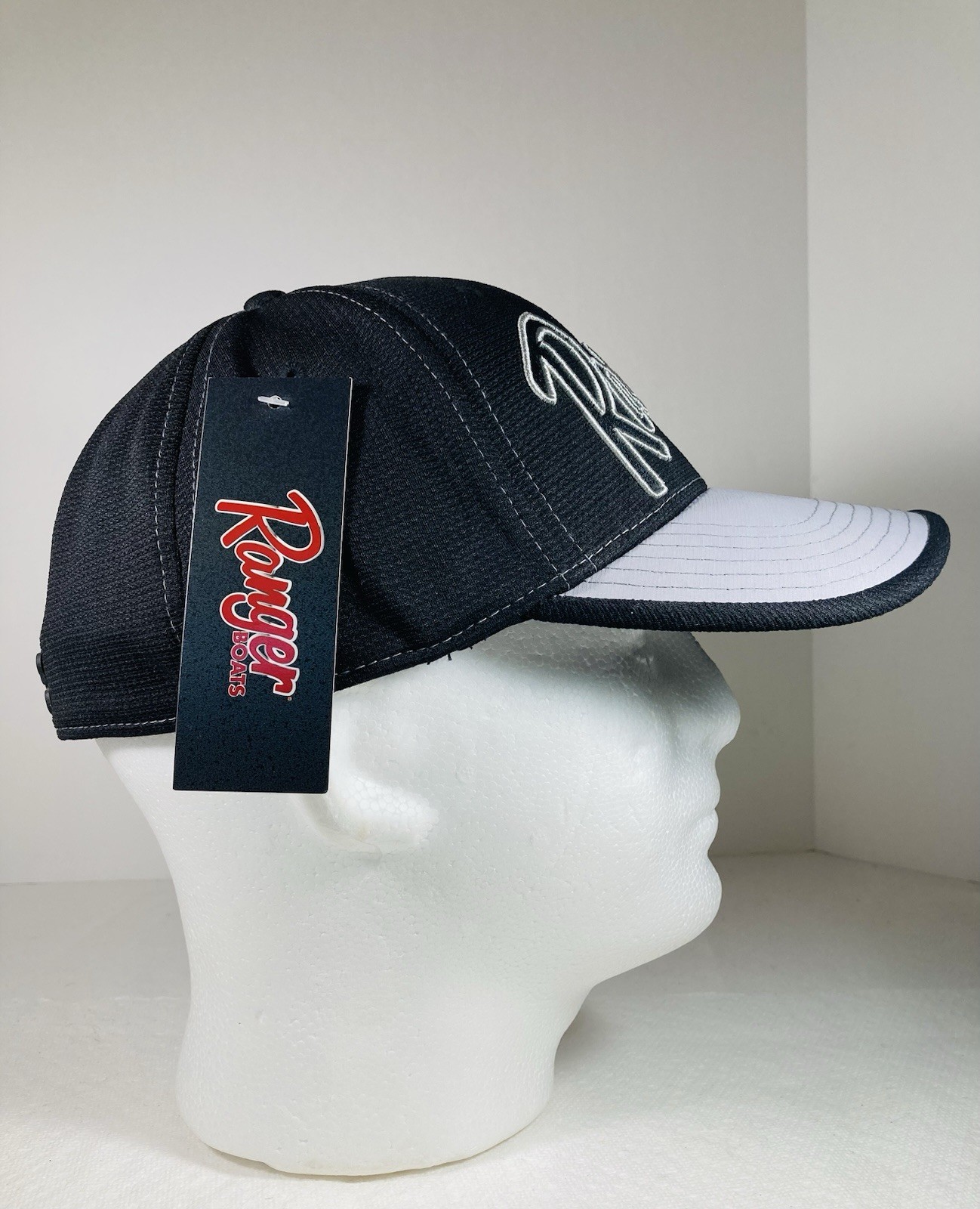 Ranger Boats Baseball Cap Unisex Black OS Flexfit Curved Brim Embroidered Logo