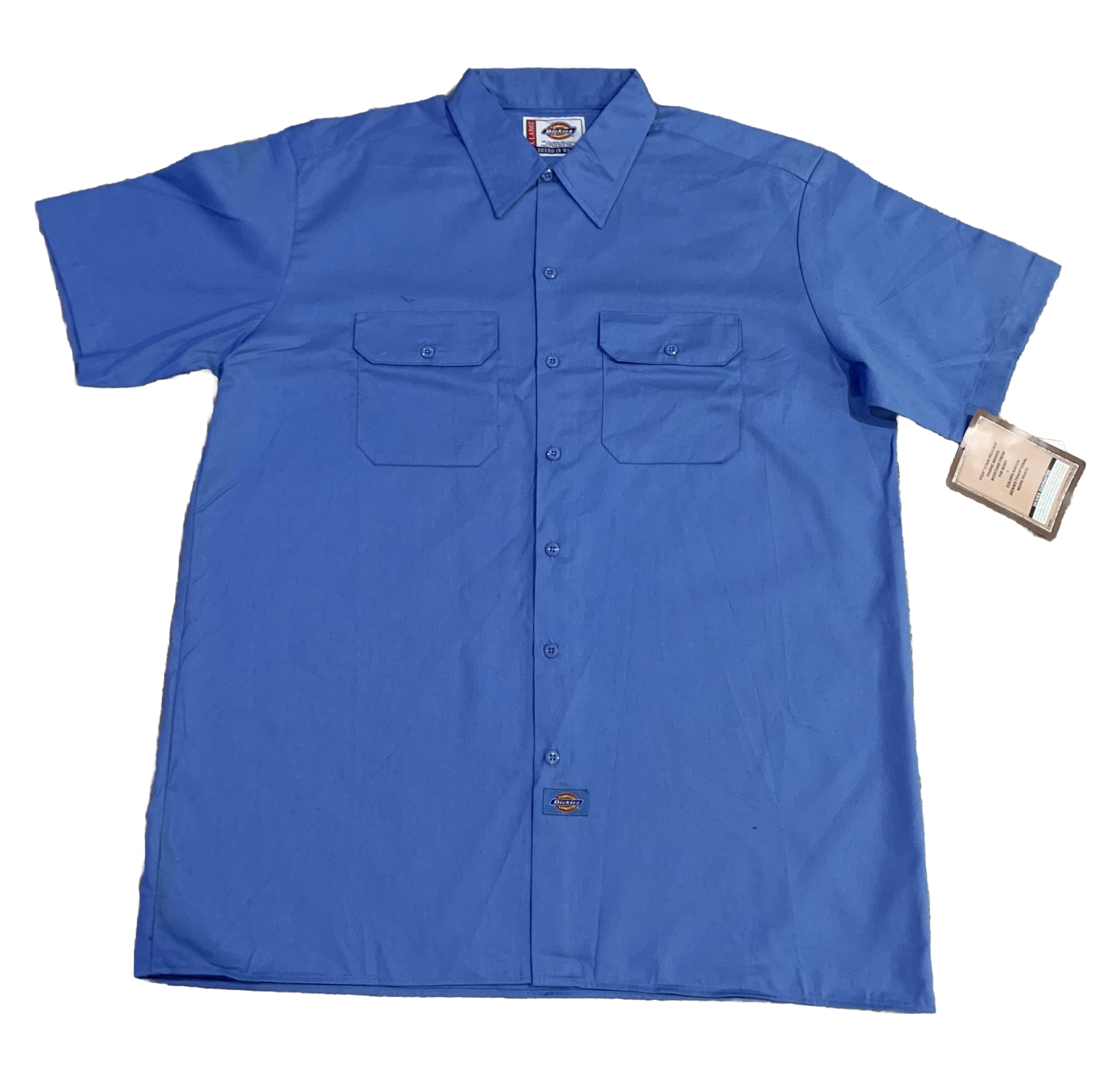 Y2K Vintage Colors Men’s Dickies Short Sleeve Work Shirt WS574 L, XL, 2X-5X NWT