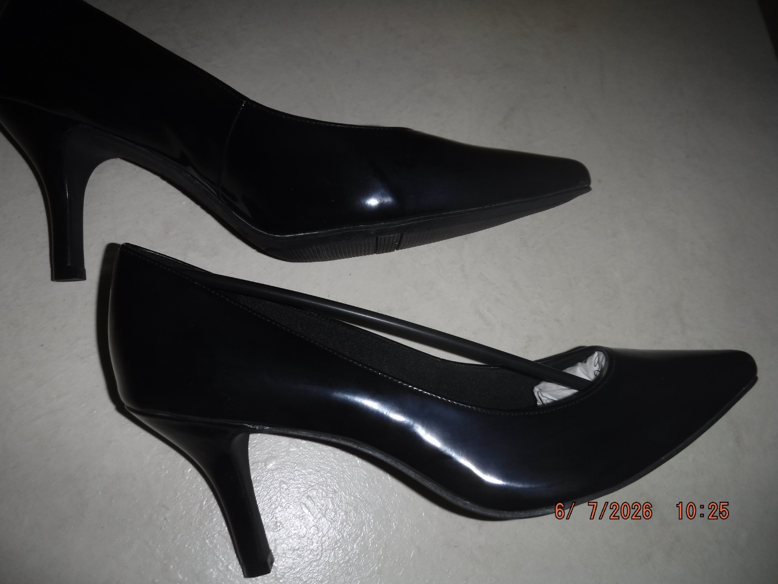 COMFORT PLUS PREDICTIONS SIZE 12W JANINE BLACK WOMEN’S HIGH HEEL SHOES NEW w/BOX