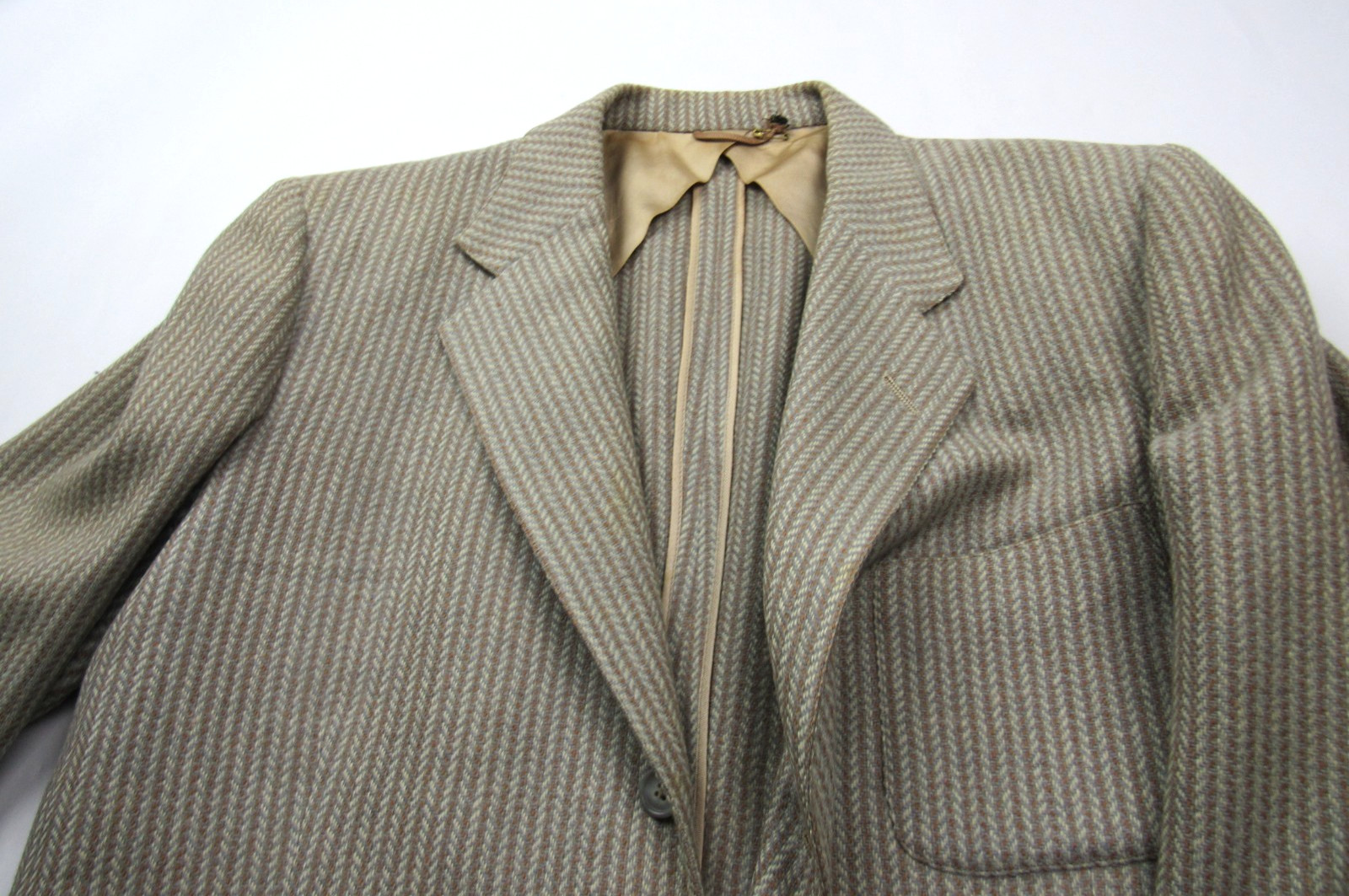 Vtg 1950’s Mavest Patch Pocket Wool Fleck Blazer Sport Coat Jacket Mens 42 R