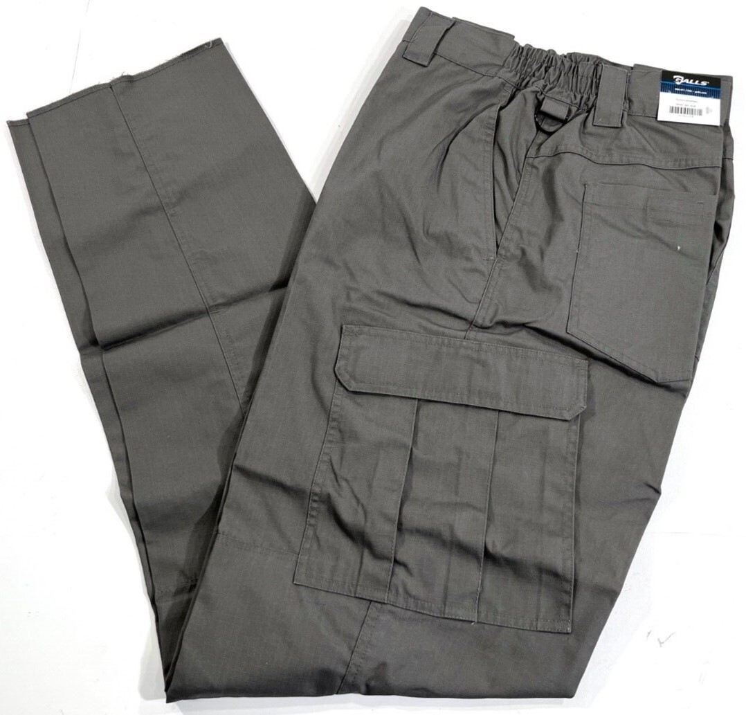 MENS 58×36 GALLS PRO TAC FORCE RIPSTOP TACTICAL CARGO PANTS TR2597 GREY NOHEM