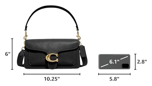 Coach Tabby 26 Shoulder Bag 2Way Crossbody Black Leather Outlet