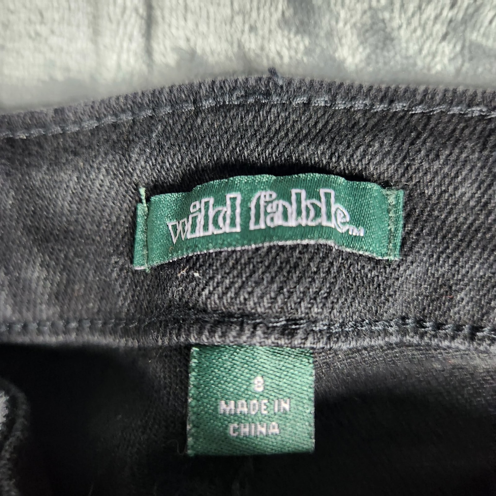 WILD Fable Jeans Womens 8/29 Black Low Rise Flare Stretch Denim NWT