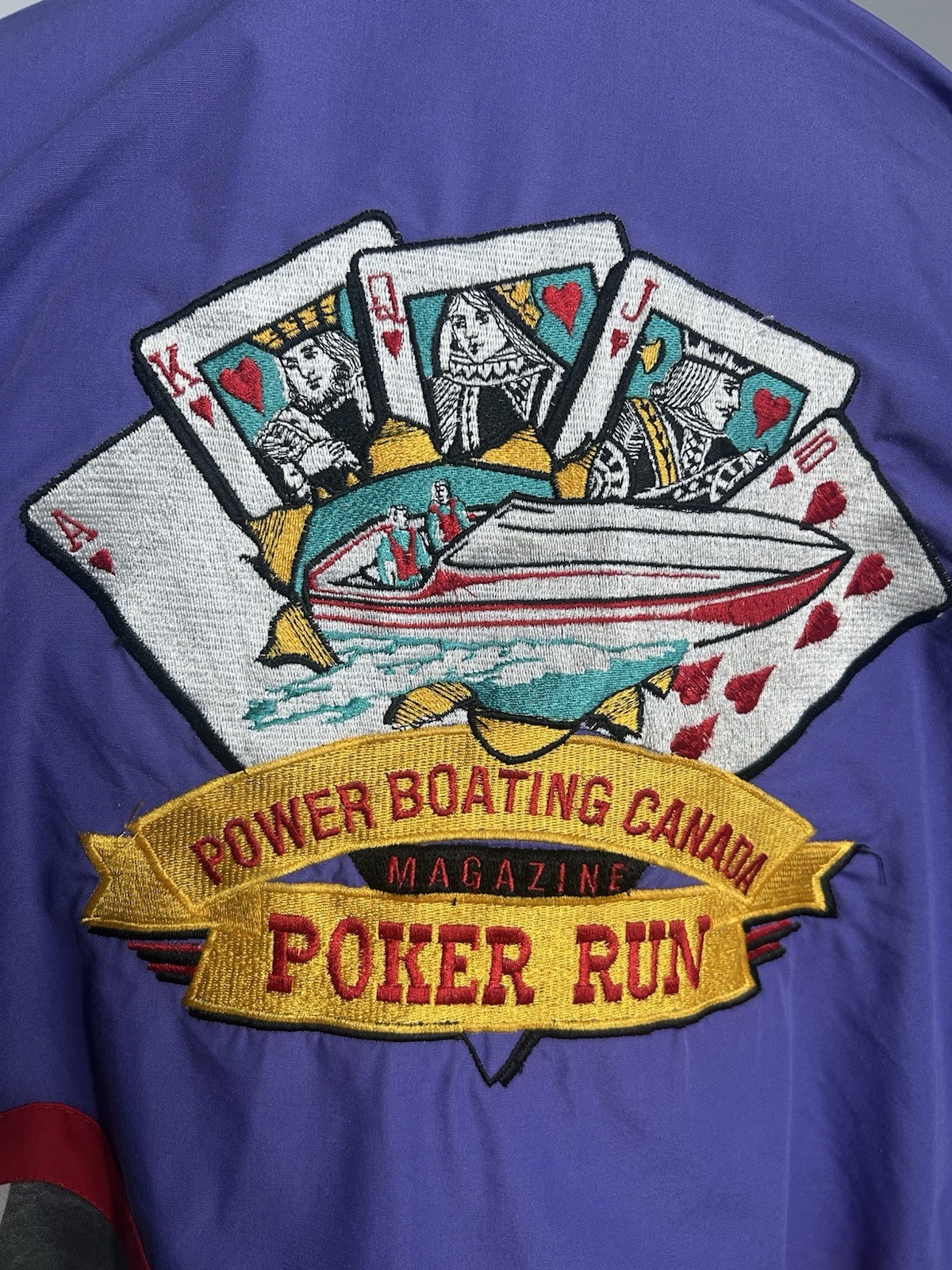 Vintage Poker Run Offshore Racing Jacket XL Mercury MerCruiser Bulova Canada