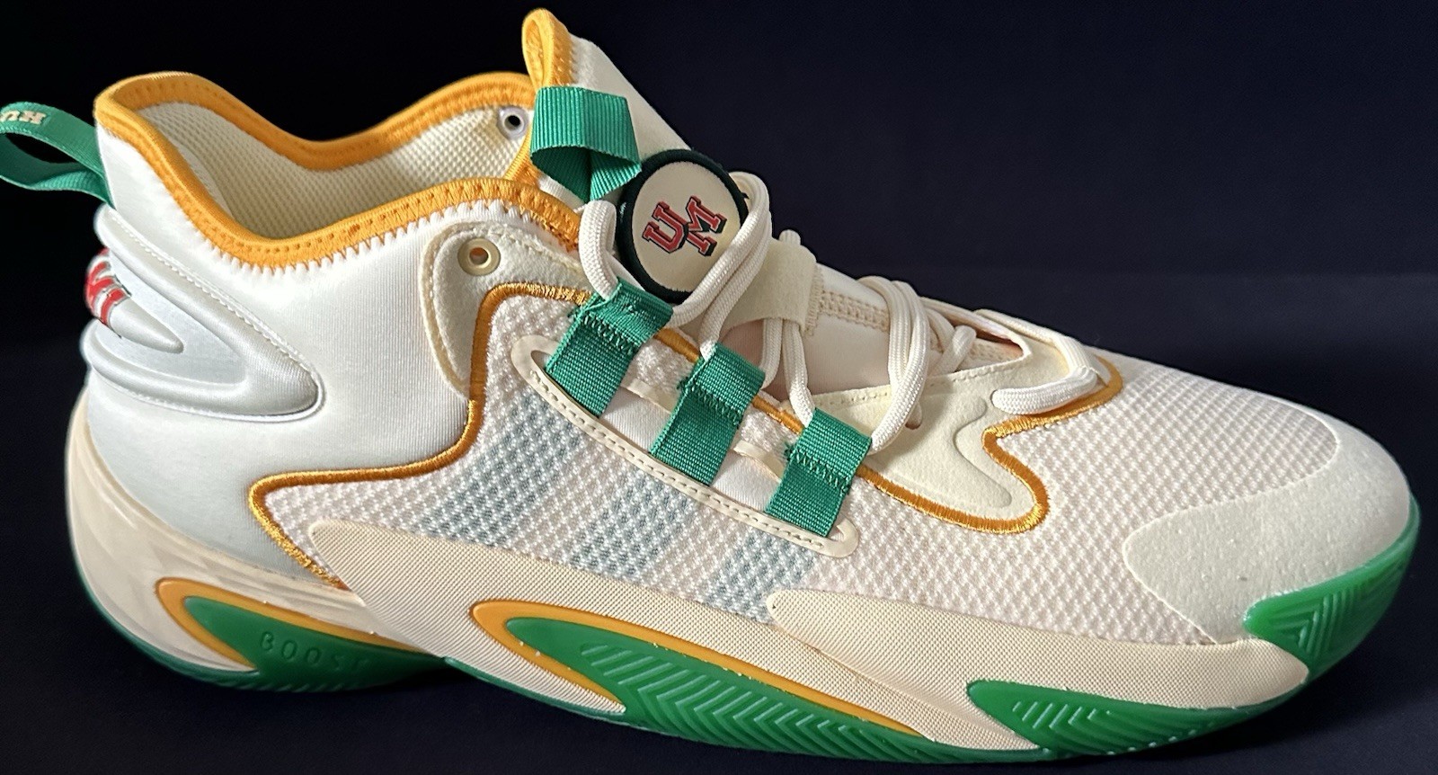 Adidas SM BYW Select PE Miami Hurricanes Team Issue Basketball Sz 14 New IE0880