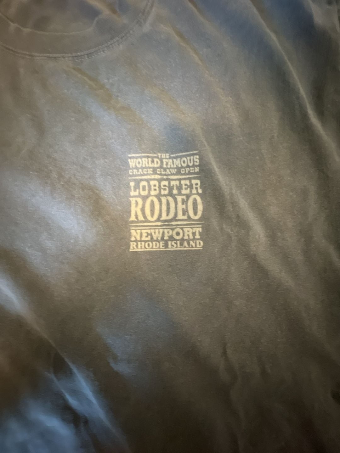 Anvil Authentic Pigment World Famous Lobster Rodeo Newport Rhode Island Graphic