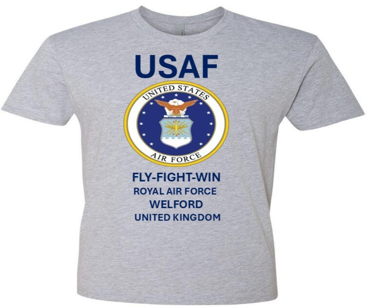AL DHAFRA AIR BASE* UNITED ARAB EMIRATES*SHIRT W/EMBLEM*USAF OFFICIALLY LICENSED