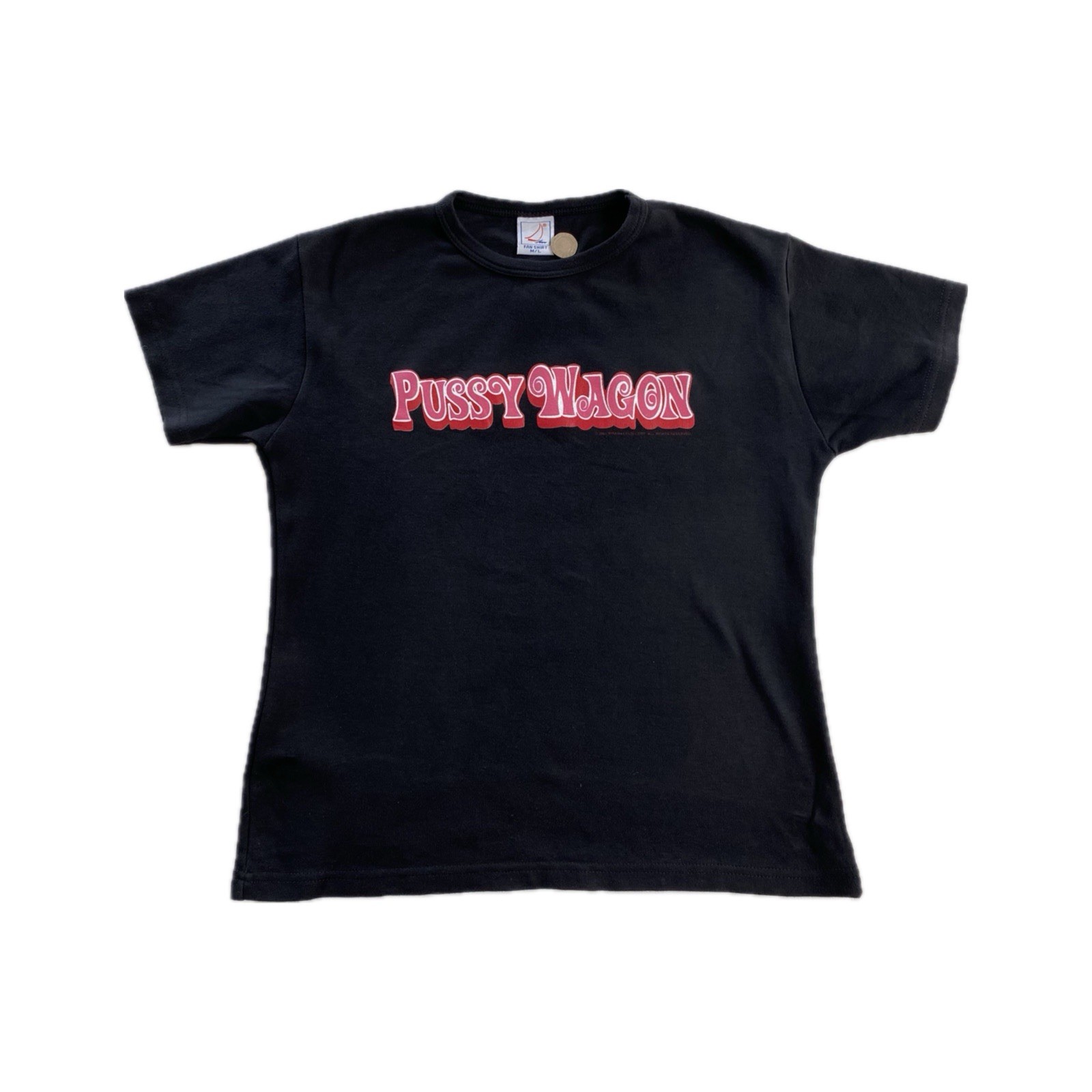 2003 Kill Bill Pussy Wagon Vintage Miramax Promo Women’s Baby Tee T-Shirt | M