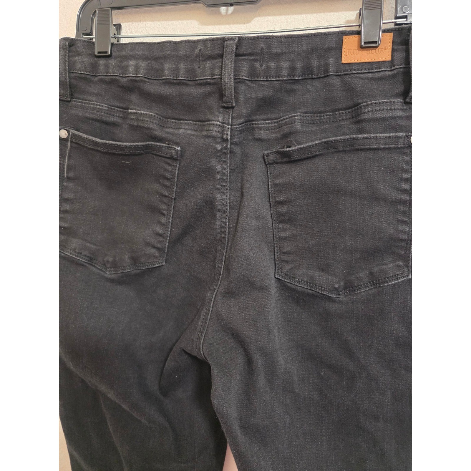 Judy Blue Los Angeles Black Denim Boyfriend Fit Jeans Size 15