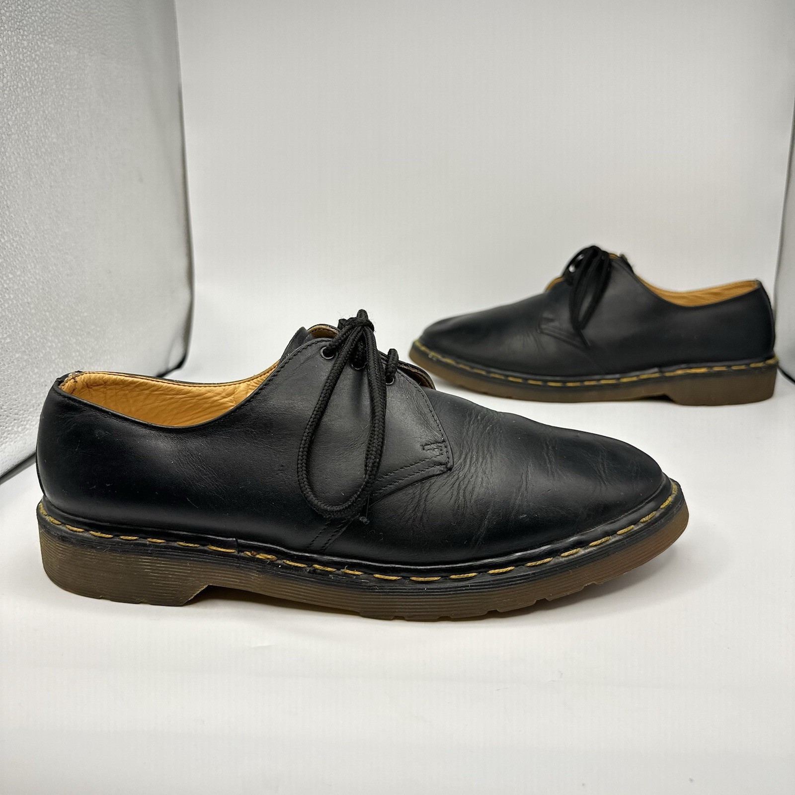 Vintage early 1990s Doc Martens 1461 shoes Made in England Men 12 UK 12.5- 13 US