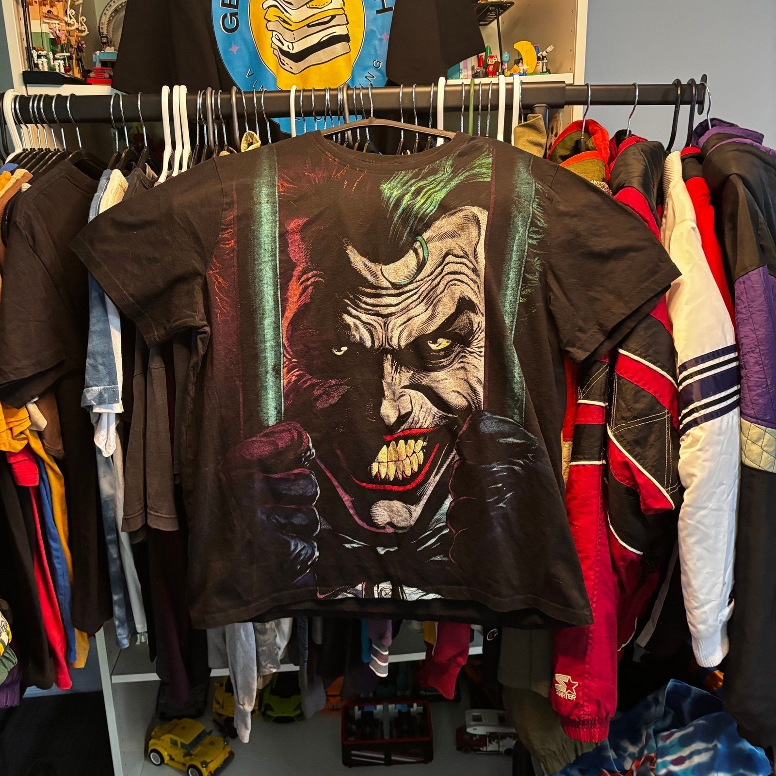 DC Comics Batman Joker Graphic T Shirt XXL Oversized Comic Villain Tee